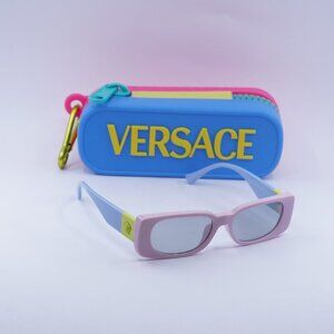 Versace Kids VK4003U 5440CV Rectangle Sunglasses - Pink/Blue/Light Grey